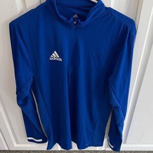 Adidas Men’s Royal Blue Performance Climacool 1/4 zip.